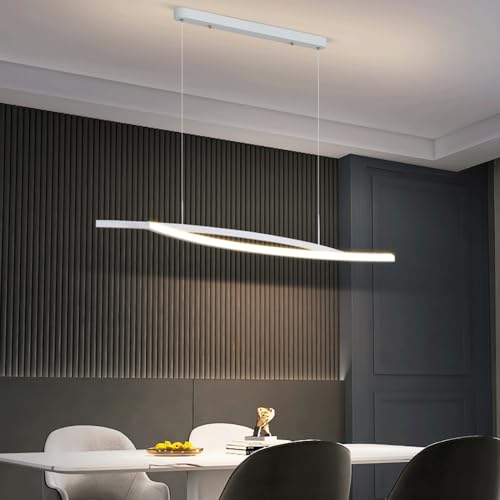 Lámpara LED moderna para comedor rectangular y cocinas de concepto abierto 7