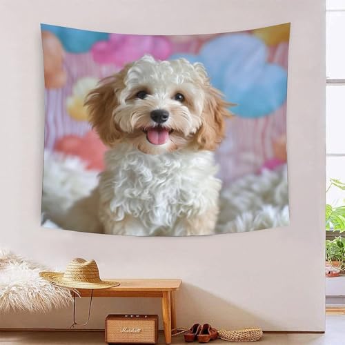 Tapisserie art mural 3D grand format tissu durable salon et chambre