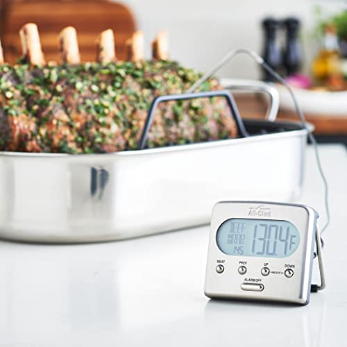 Allcladspecialtystainlesssteelkitchengadgetsovenprobethermometerwithlcdkitchentoolskitchenhackssilver Urban Country Home Decor All clad specialty stainless steel kitchen gadgets oven probe thermometer with lcd kitchen tools kitchen hacks silver urban country home decor