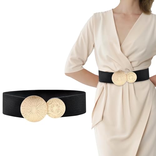 Cintura Vintage Donna Elastica Larga 6 cm, Cintura...