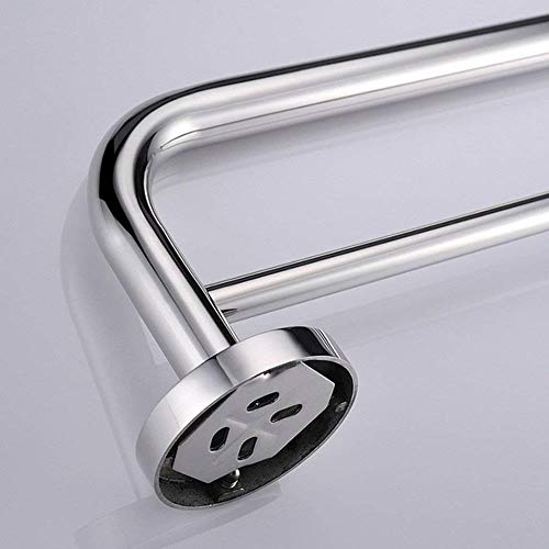 Toallero de baño con barra de colgar de 60 cm para secado de toallas WC 7