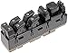 Dorman 901-298R Front Driver Side Remanufactured Power Window Switch Compatible with Select Models , Black