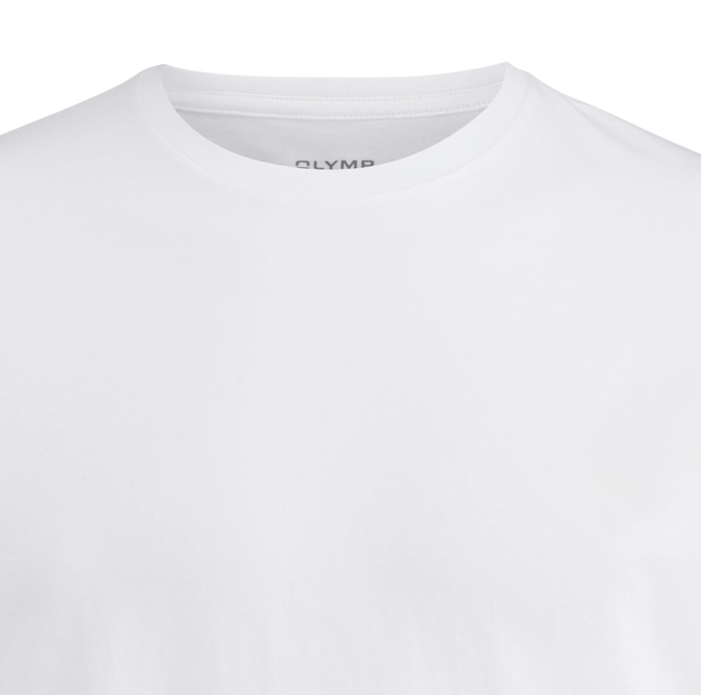 OLYMP Herren Unterhemd 3er Pack T-Shirt Modern Fit Einfarbig Baumwolle