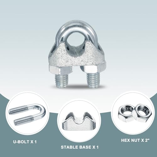 Collier de serrage M10 en acier robuste pour système de garde-corps durable