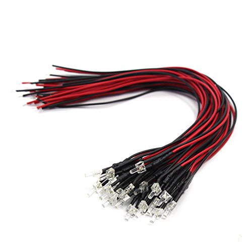 Evemodel L1220WM 20pcs Pre Wired 2mm Warm White Led Lamp Light Set 12V ~ 18V, 20 Count (Pack of 1) - Image 2