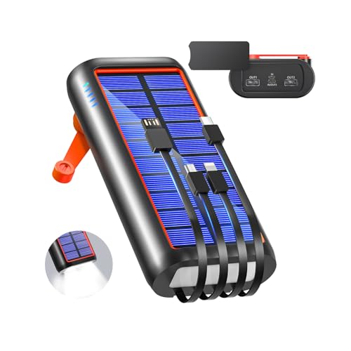 Amazon | ソーラーモバイルバッテリー 22.5W/PD18W 61200mAh 急速充電