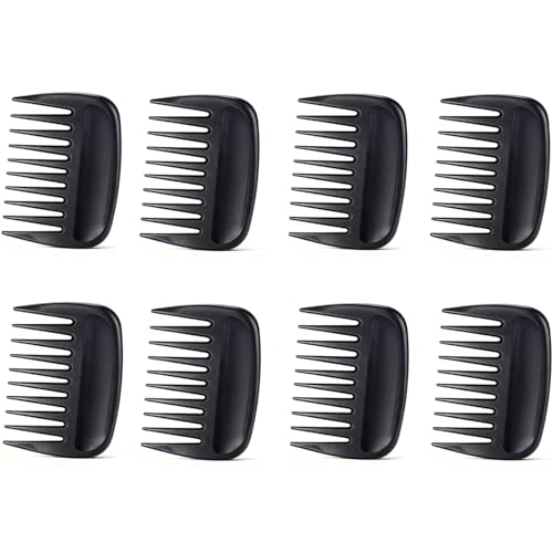 Pack de 8 peines desenredantes de dientes anchos miniatura 1