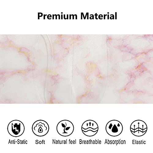 Calzoncillos de mármol rosa Vnurnrn con acabados textiles de alta comodidad 5