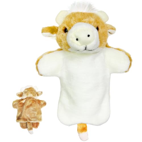 Image of FunBlast Plush Hand Puppets for Kids - Animals Hand Puppet Toys, Soft Hand Puppets for Kids, Story Telling Puppet for Kids, Hand Puppet Toy, Fun Play Learning Toys (Sheep)