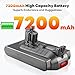 7200mAh Long Lasting SV15 V11 Click-in Battery Replacement Compatible for Dyson 970425-01, 970938-01, SV15/SV18/V15/V11 Animal,Fluffy Extra,Torque Drive Extra,V11 Click-in/V15 Detect Vacuum Cleaners