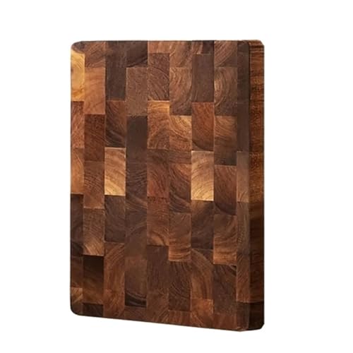 Planche à découper en bois antidérapante avec épissage double face