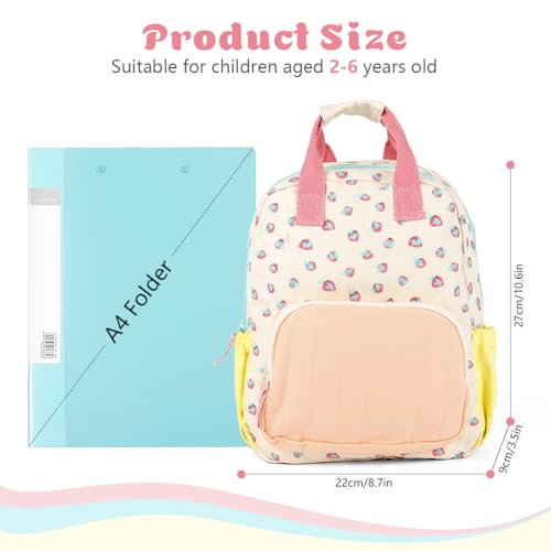 Image of PALAY Toddler Backpack for Kids Mini Bag 2-6 Years Old Cartoon Breathable Comfortable Preschool Daypack for School Travel