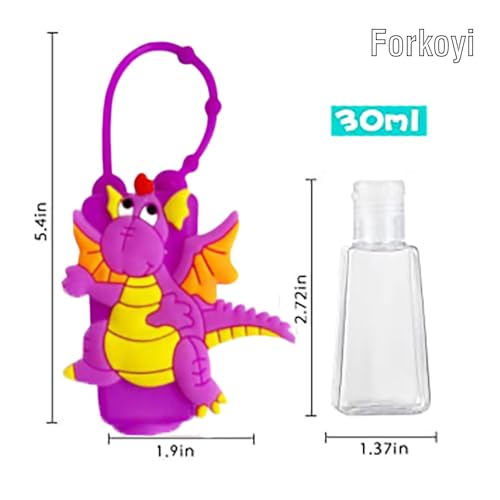 Desinfetante para as mãos infantil, porta-chaves, mini mamadeiras fofas para meninas, meninos, bebês