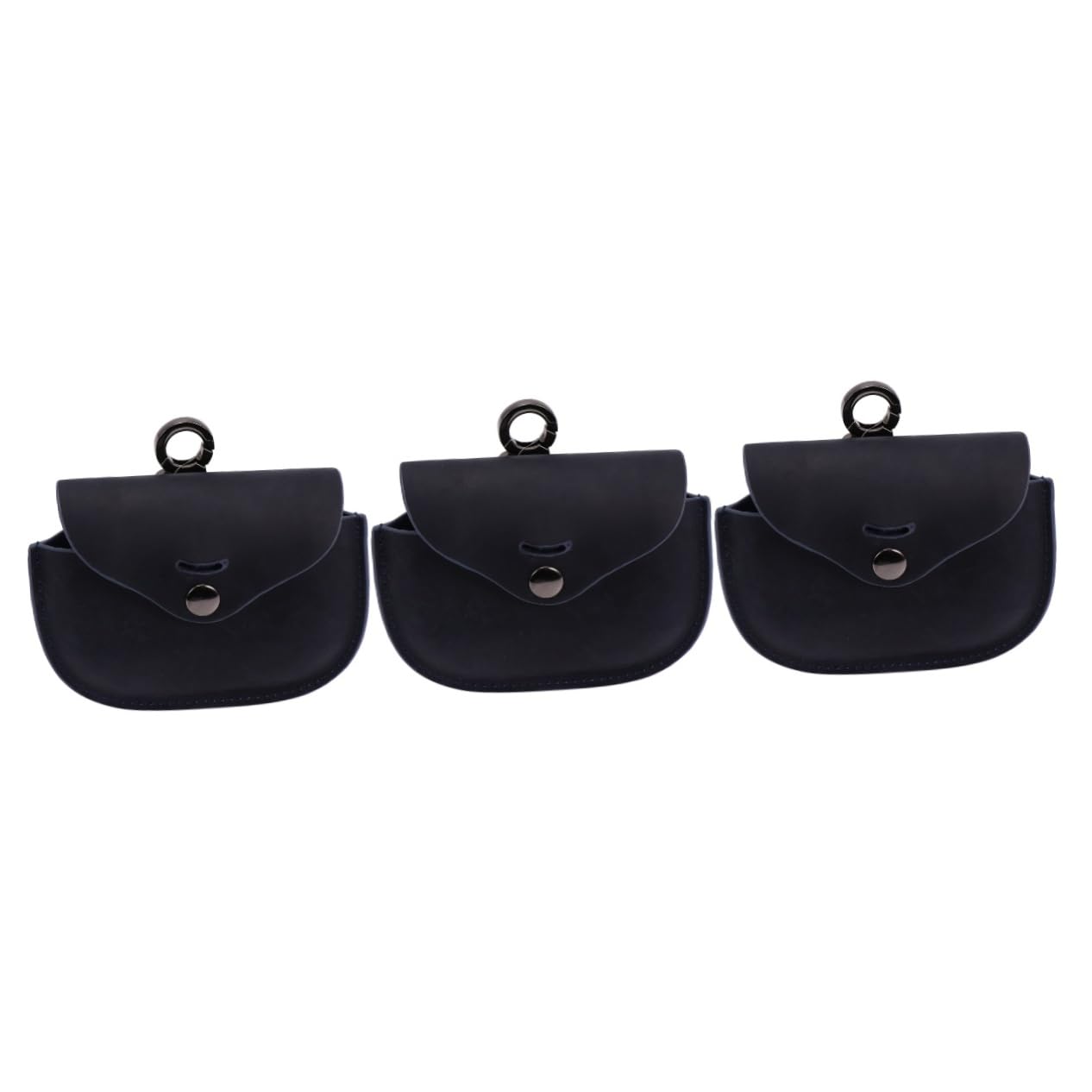 jojofuny 3 Juegos Funda para Auriculares Inalámbricos Bolsa para Auriculares Inalámbricos Caso De Auriculares Organizador De Auriculares Piel Genuina Portátil Estuche De Cuero