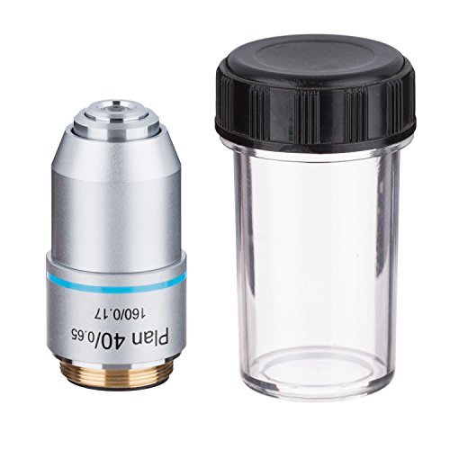 AmScope 40X (Spring) Plan Achromatic Microscope Objective
