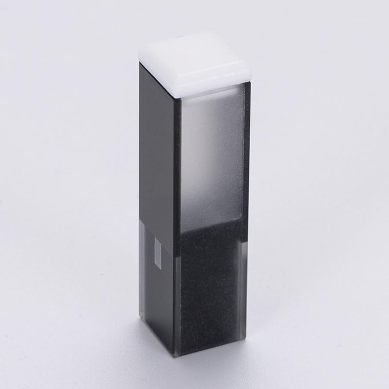 Cubeta de longitud de trayectoria óptica, cubeta de cuarzo de microvolumen con tapa para aplicaciones de 200 ul