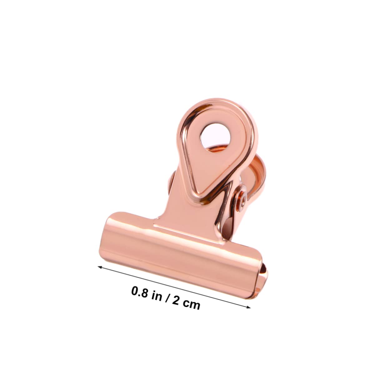 SHINEOFI 60pezzi Clip Metalliche Hinge Raccoglitori Rame Per Organizzazione Documenti e Casa