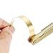 uxcell Metric Thickness Feeler Gauge 0.05-1mm 13 Blades Brass Measuring Tool for Width Gap