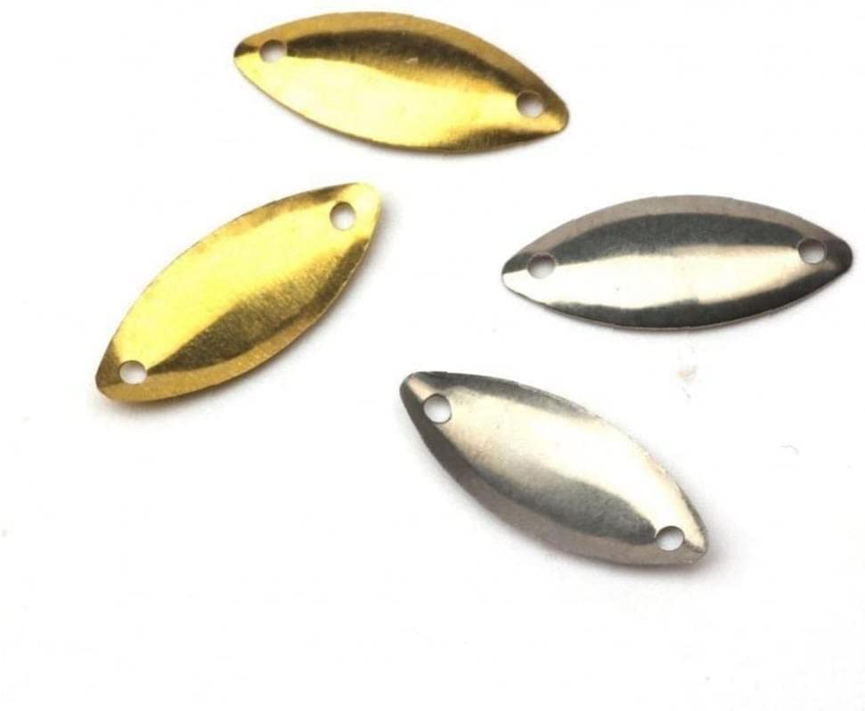 Leurre de pêche à la mouche R2F InLine Spinner 1/16 oz cuillère dorée