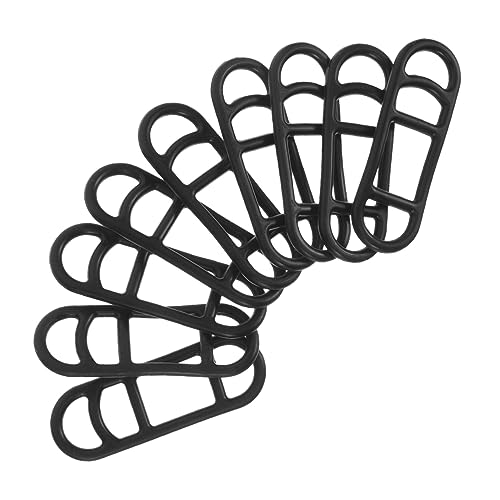 BESPORTBLE 10pcs Bike Lamp Strap Mount for Front and Rear Lights Lightweight Easy to Install Compatible with Bicycles for Night Riding and Safety