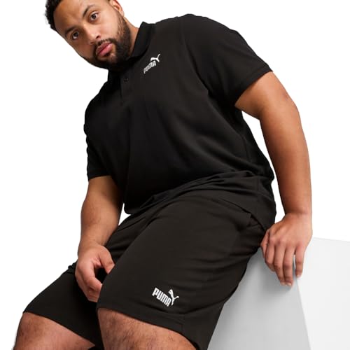 PUMA Men's Essentials No. 1 Logo Jersey 10" Shorts4