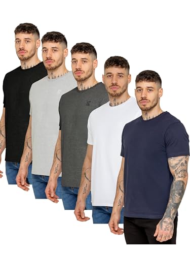 T-shirts manches courtes homme coton col rond décontracté KRUZE