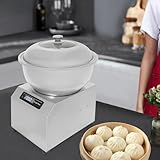 POTENTE: Il motore ad alta potenza (1500 W) con velocità di rotazione di 1400 giri/min offre una grande potenza di impasto. Inoltre, combina la rotazione oraria e antioraria per simulare l'impasto manuale, rendendo l'impasto più uniforme e migliorando notevolmente l'elasticità e la tenacità dell'impasto.