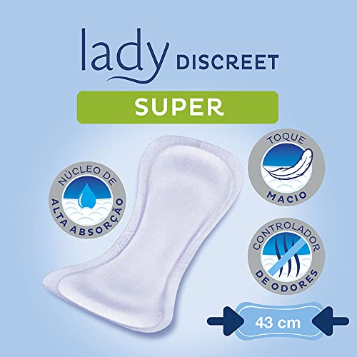 Absorvente Para Incontinência Urinária Lady Discreet Super 8 Unidades, Tena