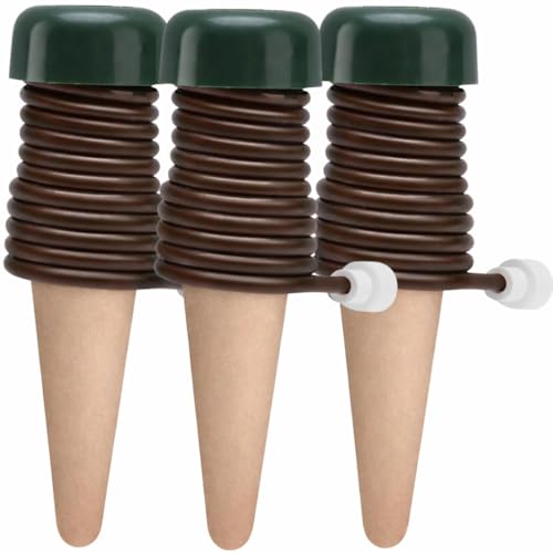 Sistema de Autorriego para Macetas, Riego por Goteo Automático para Plantas de Interior, Evita Exceso y Falta de Agua, Ideal para Vacaciones, Pack de 3
