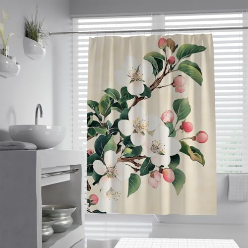 Rideau douche anti-moisissure polyester prune 90x180 résistant à l'eau - 2