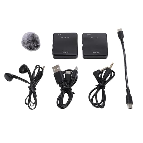 Microphone cravate pour interview et enregistrement vidéo sur le terrain