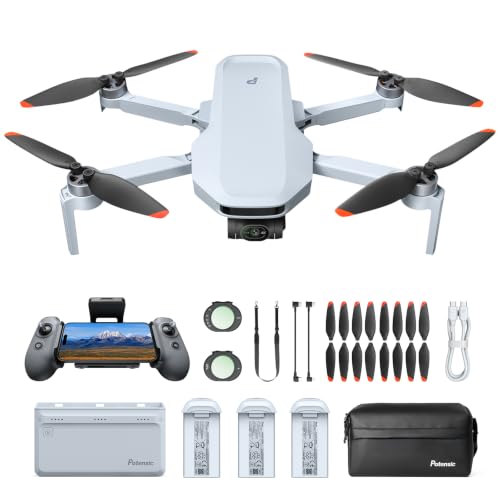 Image of Potensic ATOM 2 Drones with Camera for Adults 4K, 8K Photo, 96-Min Flight, 3-Axis Gimbal, 10KM Transmission, AI Track, Vertical Shooting, AI Night Shot, Fly More Combo with ND CPL Filter, Remote Strap