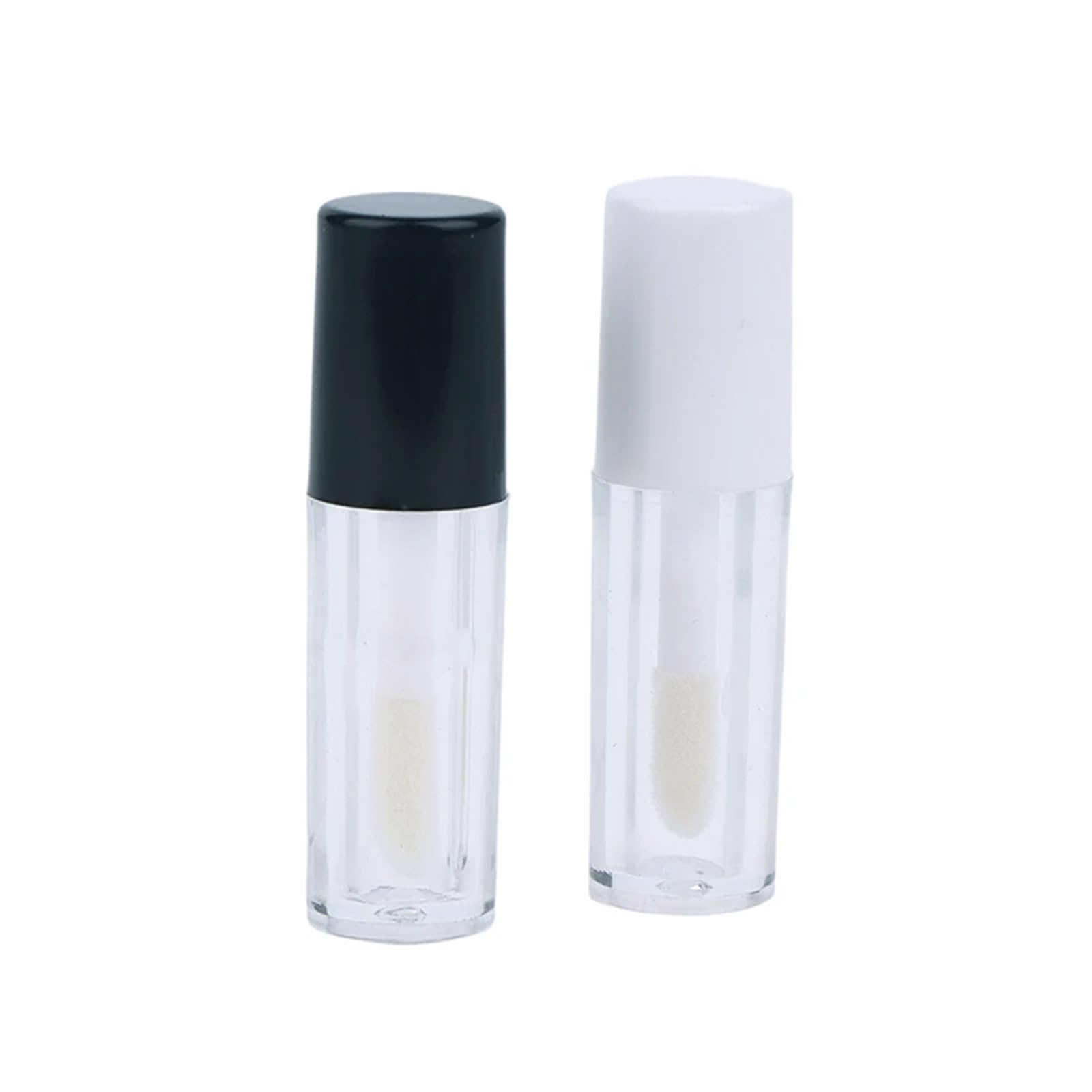 Lippenstift-Tube, leer, 1,2 g, Kunststoff, tragbar, flüssiger Lippenstift-Behälter (Mix), 50 Stück