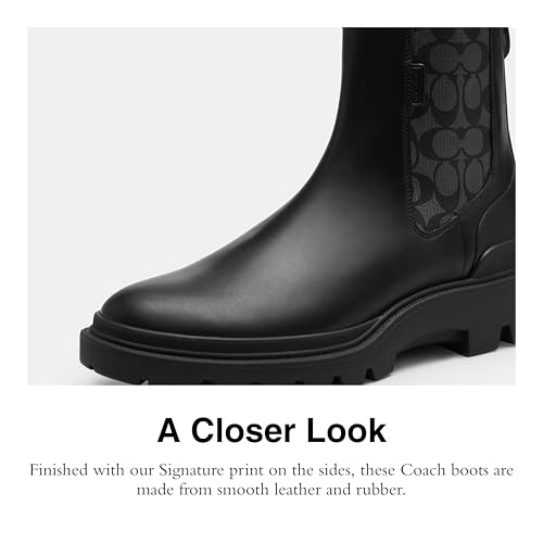 COACH Men's Colson Boot Hiking Shoe, Army, 9.54