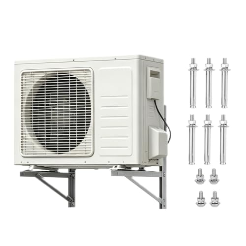 Soportes para mini split de acero inoxidable exterior con diseño plegable de 2 piezas