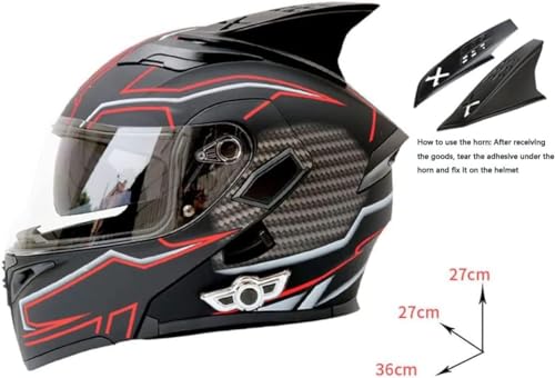 Casque de moto bluetooth intégral modulable rabattable XL