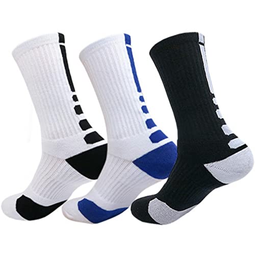 Chaussettes de sport pour hommes épaisses en coton style serviette