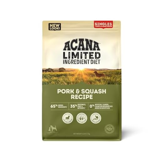 ACANA Singles Limited Ingredient Grain Free High Protein Dry Dog Food Pork & Squash Recipe 4.5lb Bag