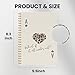 EKGJW Trendy Leopard Poker Notebook Journal, Funky Cheetah Print Ace Playing Card Journal, What If It All Works Out Spiral Notebook 5.5x8.3, Preppy Girly Office School Supplies