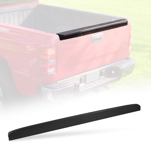 Primedura Tailgate Molding Cap Top Protector Molding Trim Compatible with 1999-2007 Chevy Silverado GMC Sierra Replacement for 15932249 GM1909101 Molding Top Protector Cover