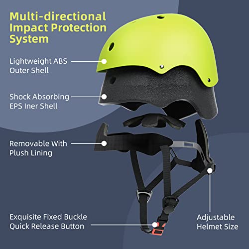 Kids Bike Helmet Toddler Helmet Ages 3-8 Years Old Toddler Bike Helmet Girls Boys Bike Helmet Adjustable And Multi-Sport Safety For Cycling Skating Scooter (Yellow Small) #TOP2