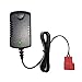 FLHFULIHUA 6V Kids Ride On Car Charger, 7Volt 800MA Battery Charger for BMX X6 Kid TRAX Disney GMC Dinsney Wal-Mart Moto ATV Quad Ride-On Toys Red Square Plug
