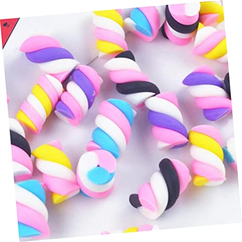 SEWACC 90 Pçs Pingentes De Resina Falsa Sobremesa Flatback Cabochons Amuleto Kawaii Caixa De Papelar