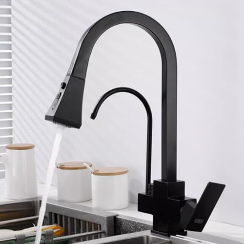 Mitigeur cuisine 3 voies douchette extractible robinet eau filtrée 3 en 1 laiton chrome évier