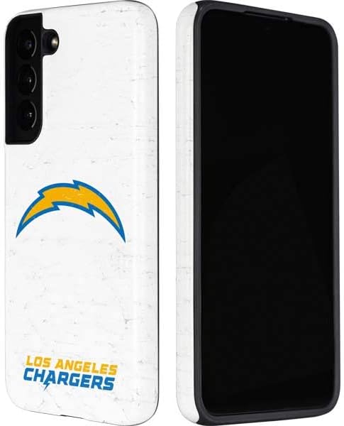 Skinit Pro Phone Case Compatible with Galaxy S22 Plus - Officially Licensed NFL Los Angeles Chargers Distressed Design
