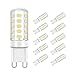 Produktbild Jpodream G9 LED Lampe, 5W 32X 2835SMD Umweltfreundliche Halogenlampen, 400LM, Ersatz für 40W Halogenlampen, Kaltweiß 6000K, AC220-240V,Nicht Dimmbar, 360° Abstrahlwinkel - 10er Pack