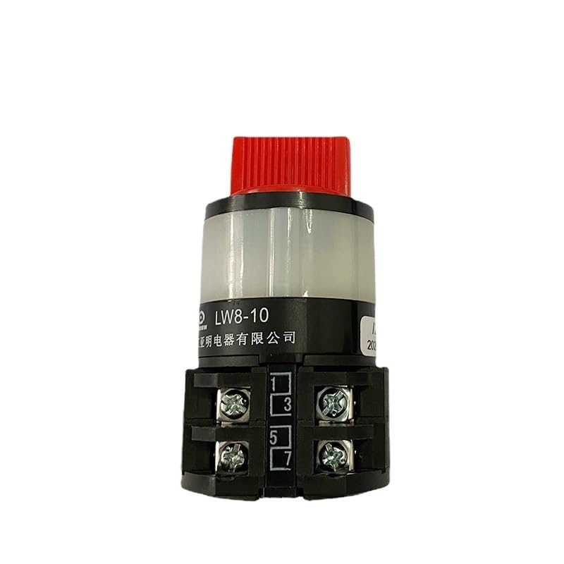 3 Positions 10A Control Circuit Changeover 2 Poles 8 Terminals Single Hole Mounting Silver Contact Rotary Cam Switch