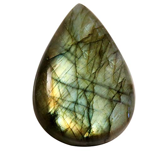 Labradorite cabochon de 62,5 carats en pierre naturelle de qualité gemme