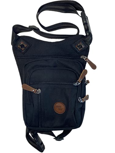 Motorcycle Leg Bag Men Canvas Drop Leg Bag Outdoor Waterproof Waist Pack for Men Women Drop Leg Bag Fanny Waist Thigh Packs Outdoor Motorcycle Costume Pouches Travel Hiking Climbing Thigh Bag Pocket