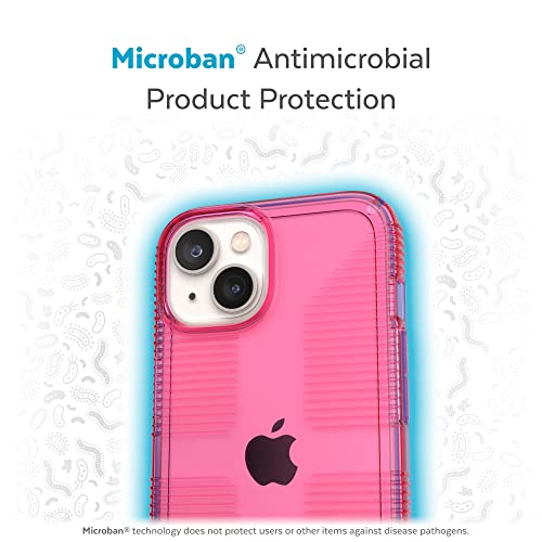 Speck Clear iPhone 14 & iPhone 13 Case - Drop Protection, Scratch Resistant & Anti-Yellowing Dual Layer Case for iPhone 14 & iPhone 13 Case for 6.1 inch Model - Dream Pink/Clear GemShell - image 6